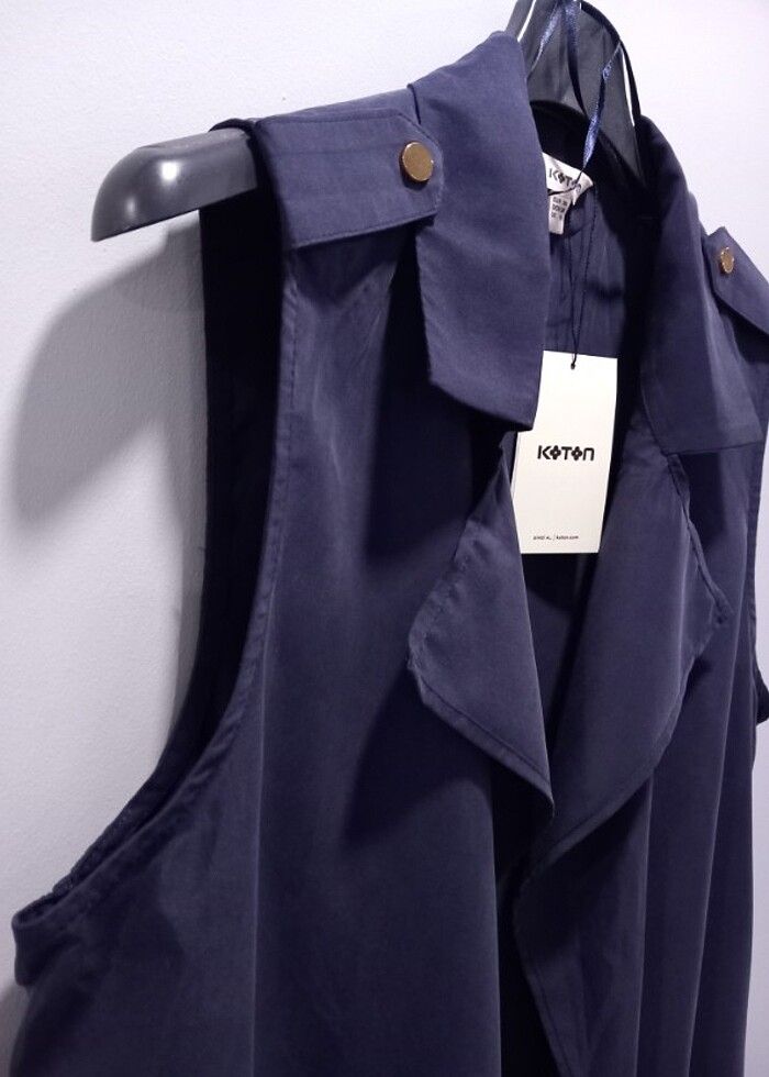 Koton Uzun Yelek - Görsel 3