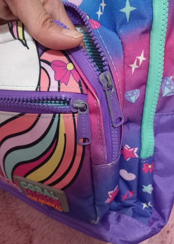 Coral High Su Yeşili Lavanta Unicorn Okul Çantası Seti - Görsel 11