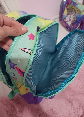 Coral High Su Yeşili Lavanta Unicorn Okul Çantası Seti - Görsel 13