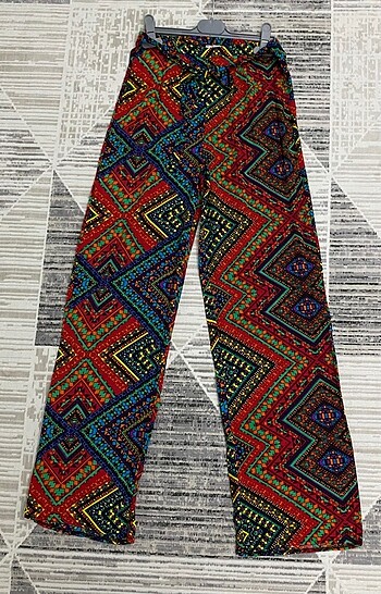 Etnik desen 38 Beden yazlık pantolon