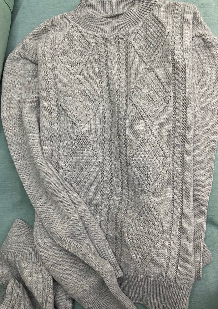 Triko örgü kadın takım L beden - Görsel 3