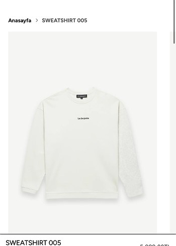 Les Benjamins Ekru Sweatshirt