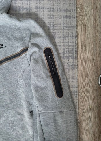 Gri Nike Fermuarlı Erkek Sweatshirt - Görsel 3