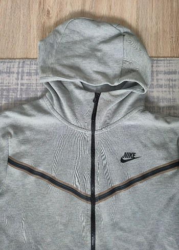 Gri Nike Fermuarlı Erkek Sweatshirt - Görsel 2