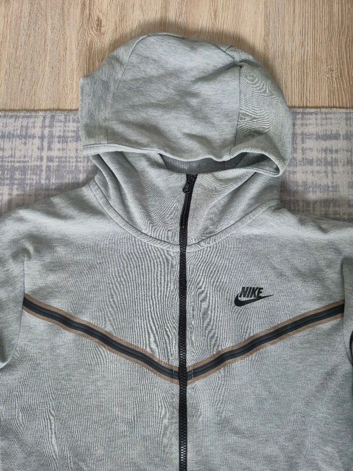 Gri Nike Fermuarlı Erkek Sweatshirt - Görsel 2