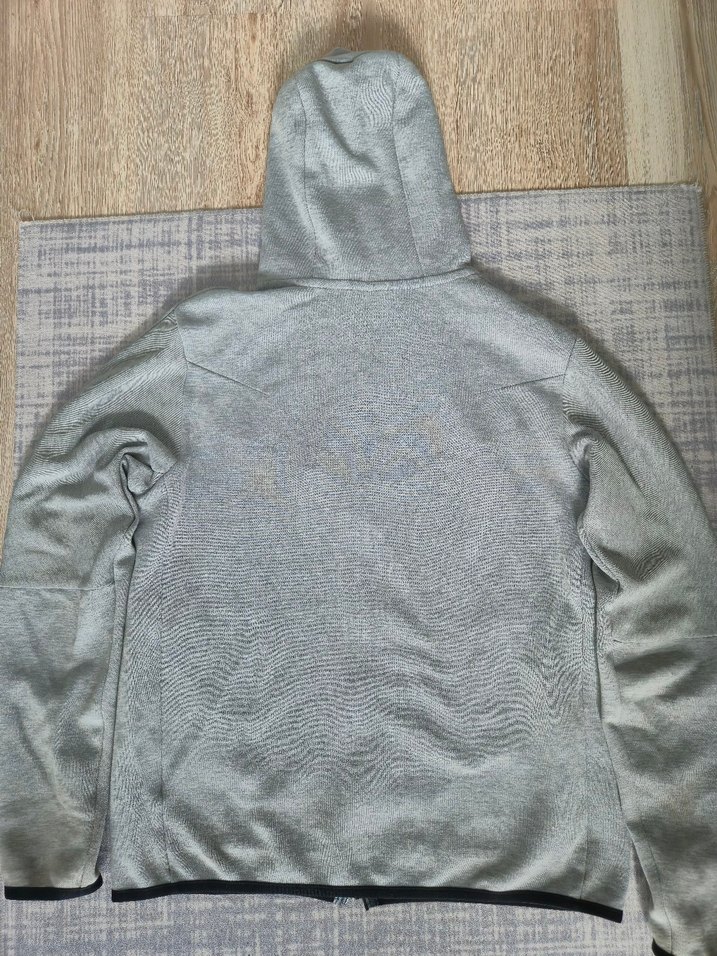 Gri Nike Fermuarlı Erkek Sweatshirt - Görsel 5