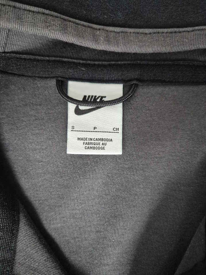 Nike Gri Fermuarlı Kapüşonlu Erkek Sweatshirt - Görsel 4
