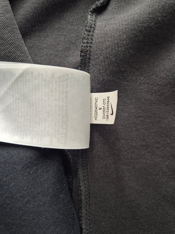 Nike Gri Fermuarlı Kapüşonlu Erkek Sweatshirt - Görsel 5