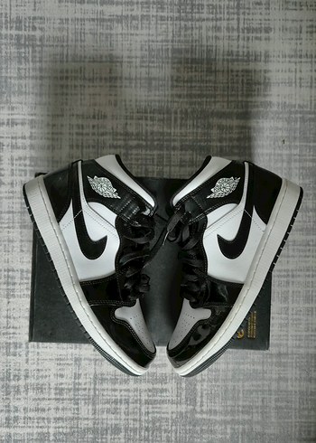 nike air jordan mid 1 carbon fiber all-star(2021) - Görsel 4