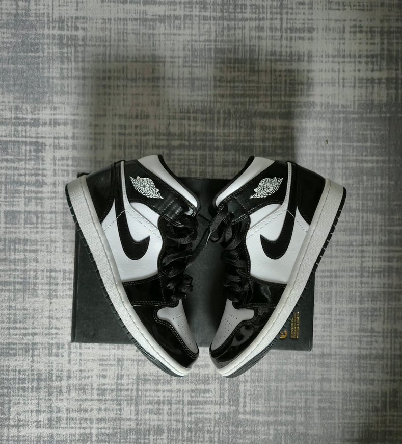 nike air jordan mid 1 carbon fiber all-star(2021) - Görsel 4