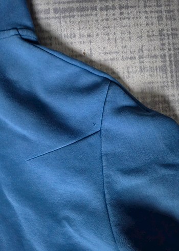 Nike Kapüşonlu Mavi Fermuarlı Sweatshirt - Görsel 5