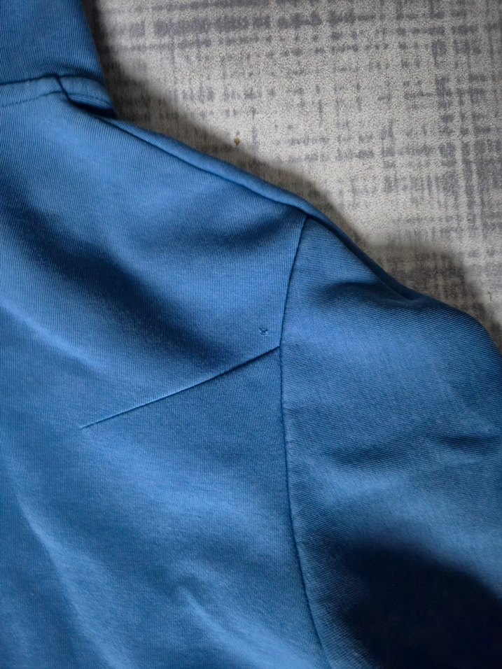 Nike Kapüşonlu Mavi Fermuarlı Sweatshirt - Görsel 5