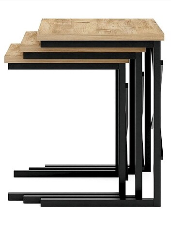 3'lü zigon sehpa - Görsel 2