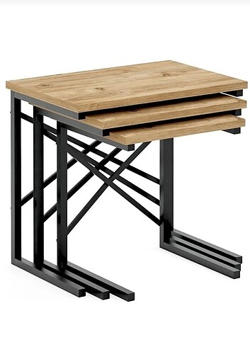 3'lü zigon sehpa - Görsel 4