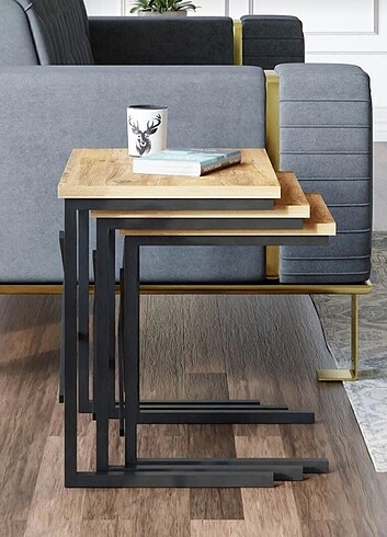 3'lü zigon sehpa - Görsel 6