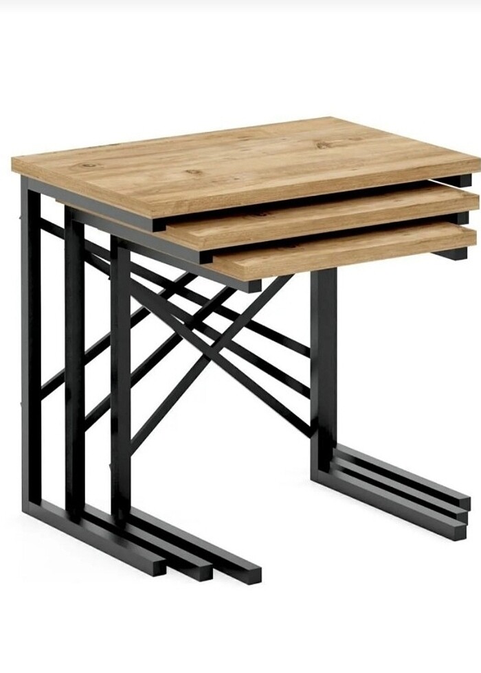 3'lü zigon sehpa - Görsel 4