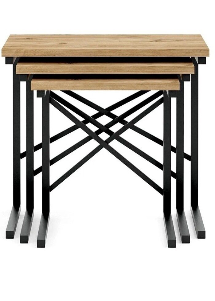 3'lü zigon sehpa - Görsel 5