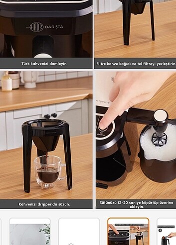 Karaca barista kahve makinesi  - Görsel 6