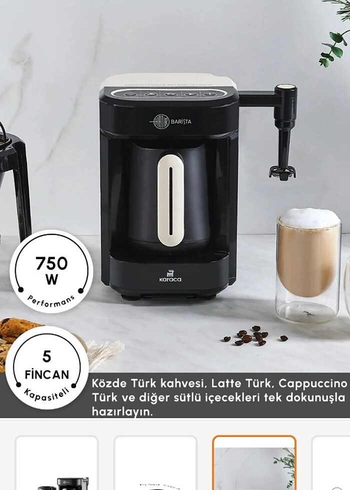 Karaca barista kahve makinesi  - Görsel 2