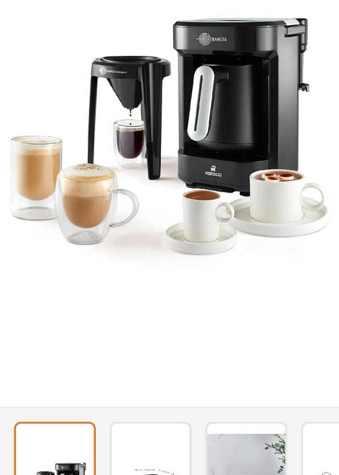 Karaca barista kahve makinesi  - Görsel 3