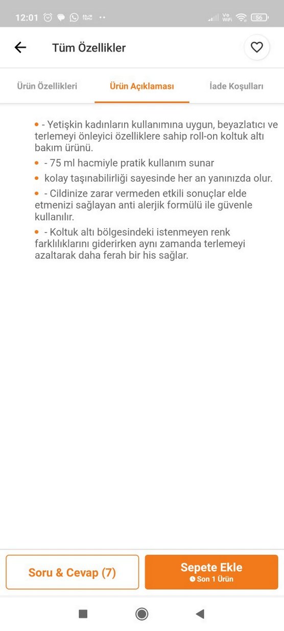 Homm Life Floral Beyazlatıcı & Terleme Önleyici Roll On 75 ml - Görsel 2