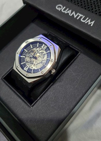 Quantum Siyah Klasik Erkek Saat - Görsel 5