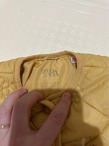 9-12 Ay Beden Çocuk zara mont