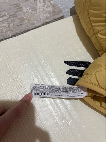 9-12 Ay Beden sarı Renk Çocuk zara mont