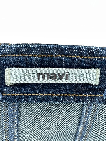 xs Beden mavi Renk Mavi Jeans Midi Etek %70 İndirimli.