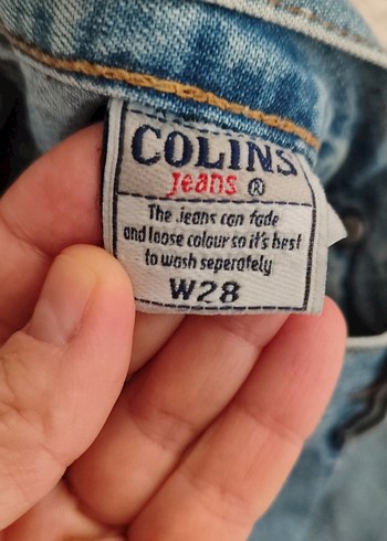 Colin's Düğmeli Mavi Kot Mini Etek