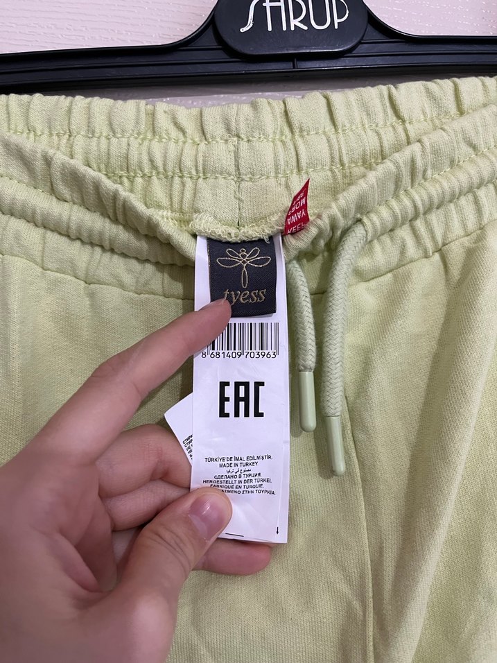 Kız Çocuk Rahat Kesim Pastel Yeşil Eşofman Altı - Görsel 3