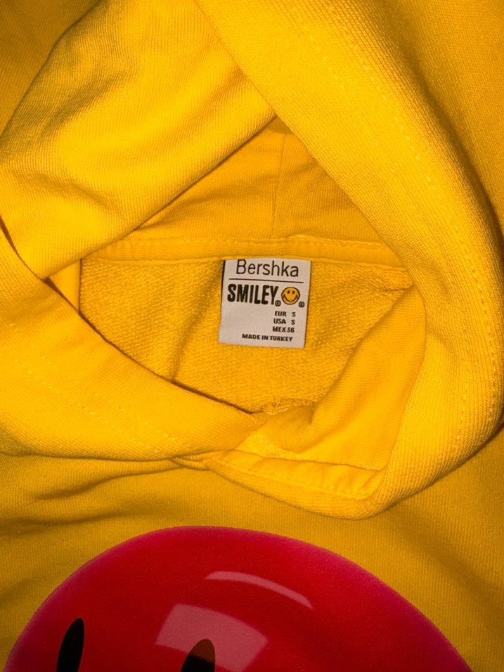 Bershka smiley kısa kollu sweat - Görsel 3
