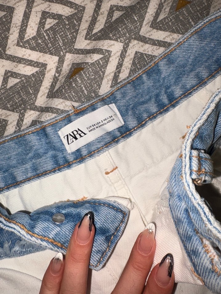 Zar kadın kot şort - Görsel 3