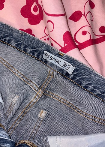 Mavi taşlı jean - Görsel 4