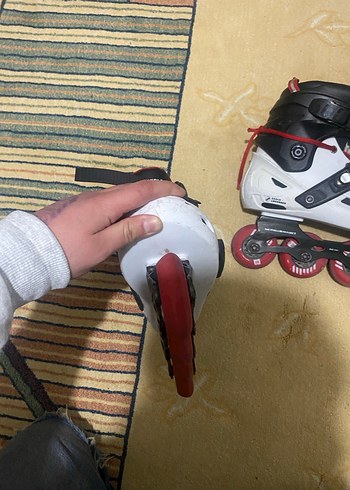 Erkek Beyaz Bağcıklı Spor Paten - Görsel 3