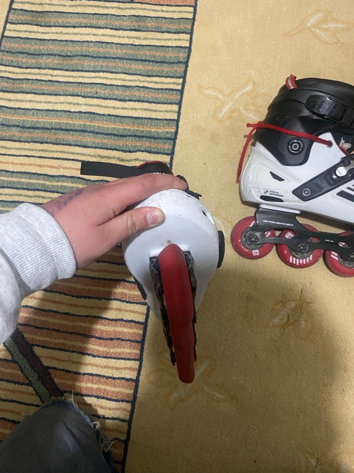 Erkek Beyaz Bağcıklı Spor Paten - Görsel 3