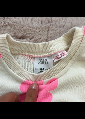 Pembe Çiçekli Uzun Kollu Kız çocuk Takımı - Görsel 2