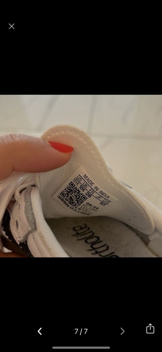 Adidas Beyaz Gri kız çocuk Spor Ayakkabı - Görsel 4