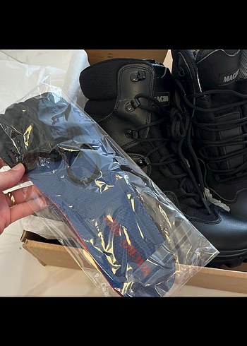 40 Beden Siyah Bağcıklı Erkek Outdoor Botları