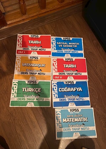 KPSS Atandıran Ders Takip Notları Seti