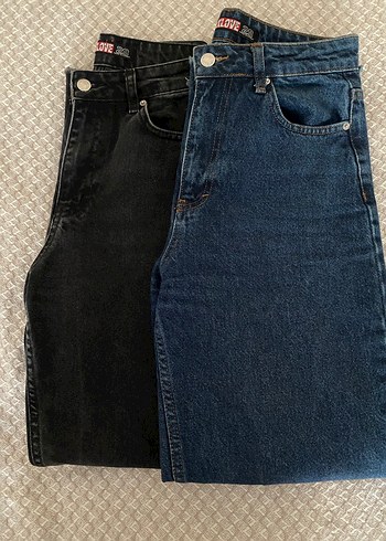 Diğer Düğmeli Nakışlı Kadın Kot Pantolon - XLOVE