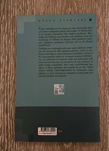  Beden Mektuplar/ Cahit Zarifoğlu