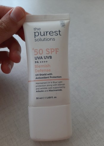The Purest Solutions 50 SPF Blemish Defense Güneş Koruyucu