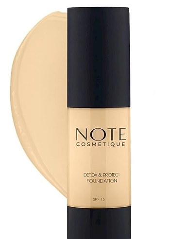 Note Detox & Protect Fondöten SPF 15 - Açık Bej