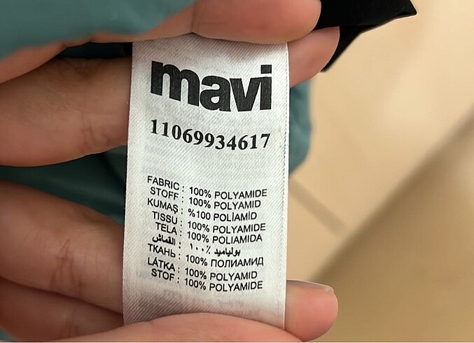 l Beden Kapüşonlu mavi şişme mont