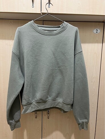 Pull&Bear Bisiklet Yaka Basic Sweathirt