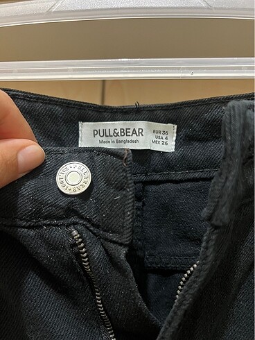 Pull and Bear Pull & bear wide leg siyah pantolon
