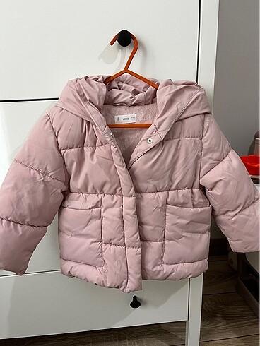 Zara pembe kız çocuk mont