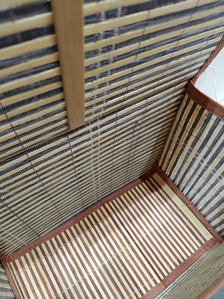 Hasır yiyecek çantası. - Görsel 3