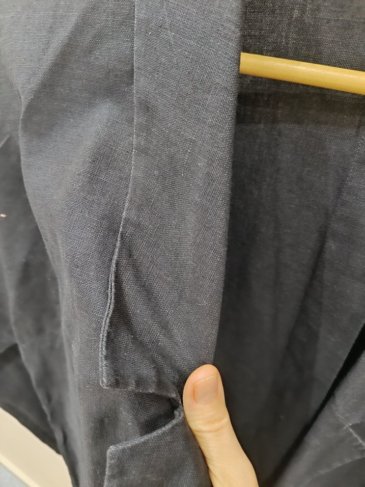 Keten siyah ceket. - Görsel 3